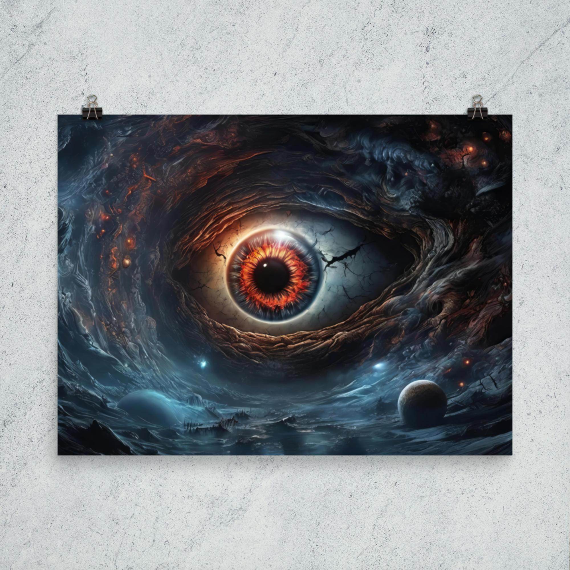 Universe is Born Cosmic Horror Poster - Pale Blood Store