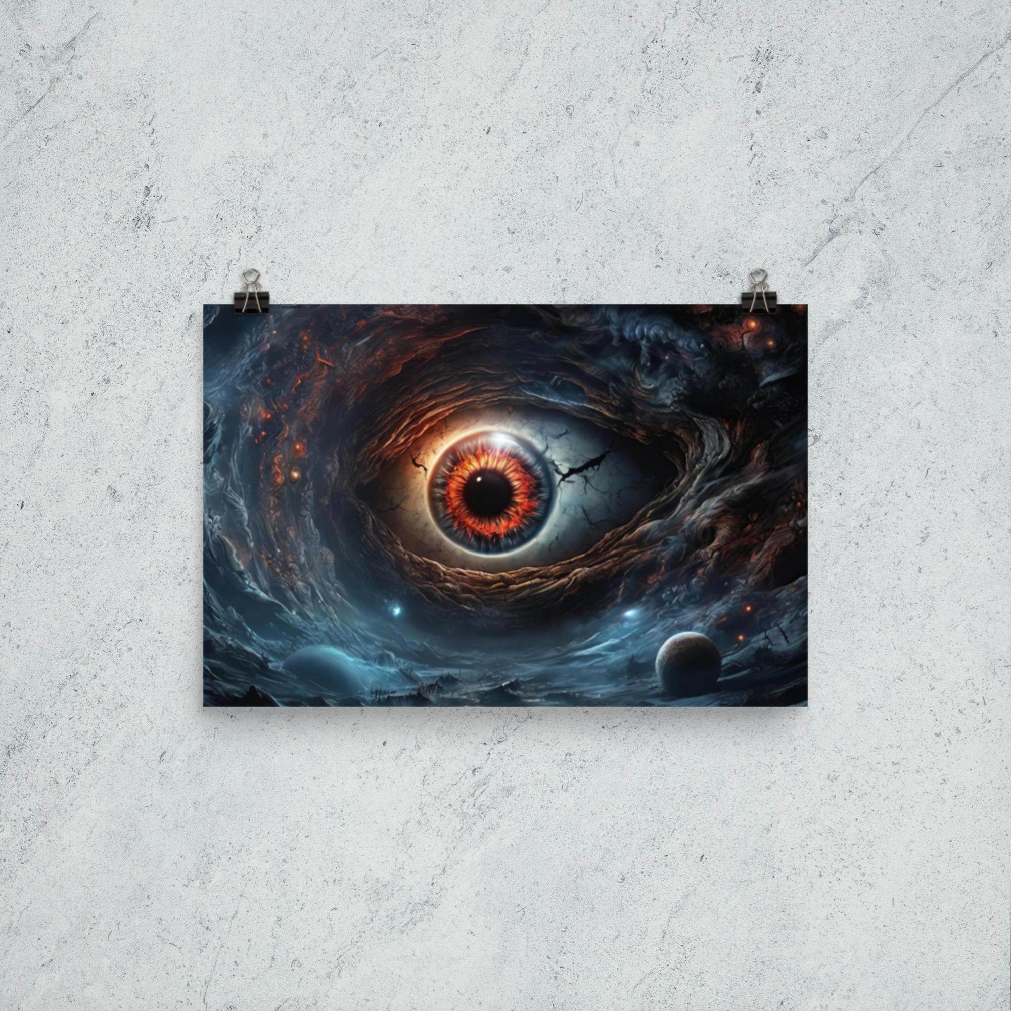 Universe is Born Cosmic Horror Poster - Pale Blood Store