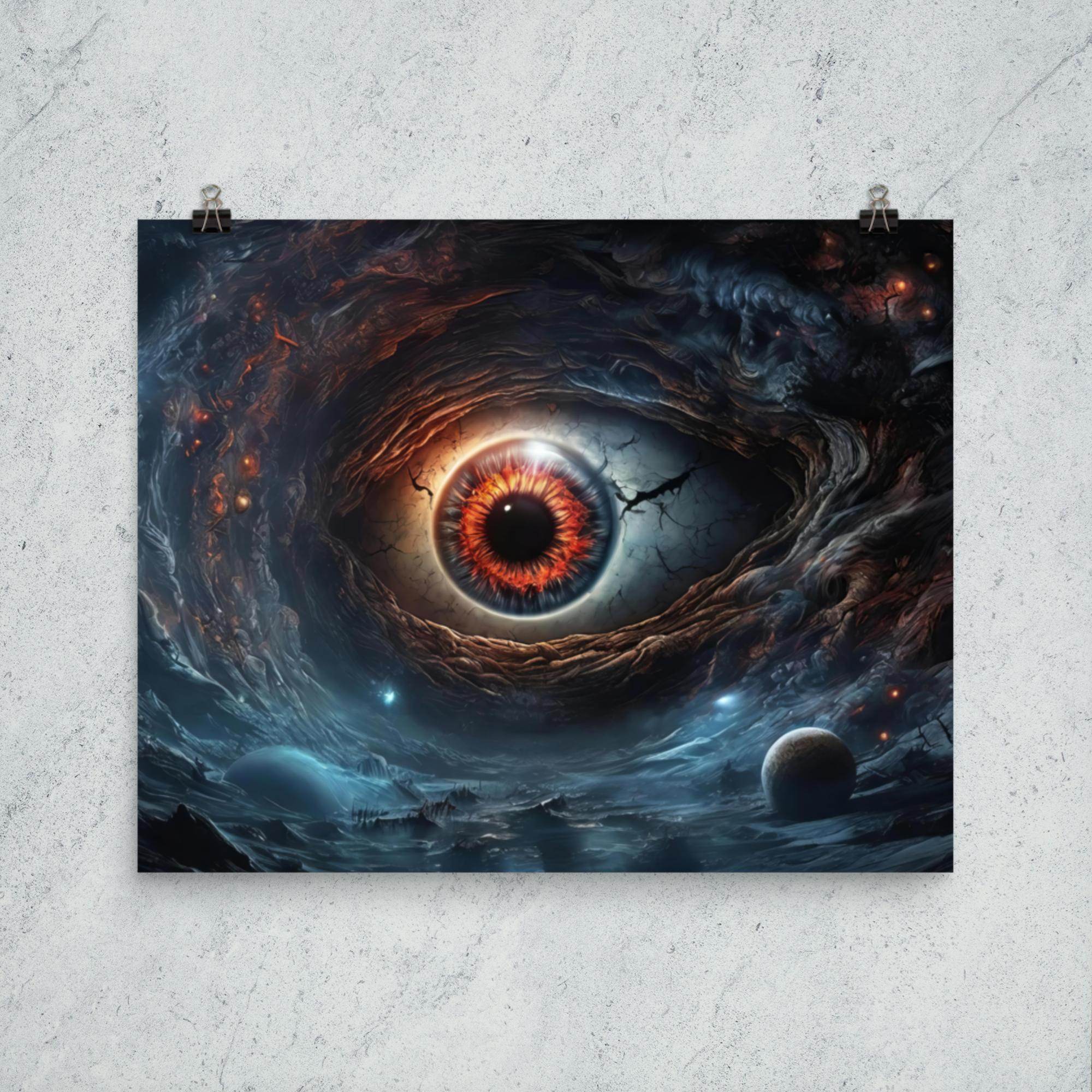 Universe is Born Cosmic Horror Poster - Pale Blood Store