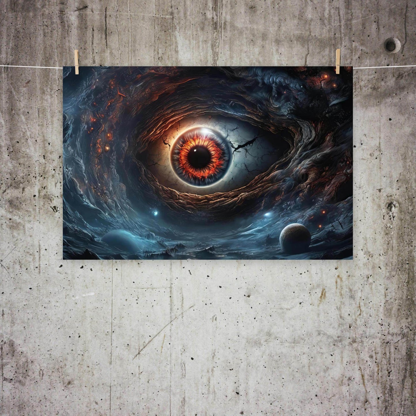 Universe is Born Cosmic Horror Poster - Pale Blood Store