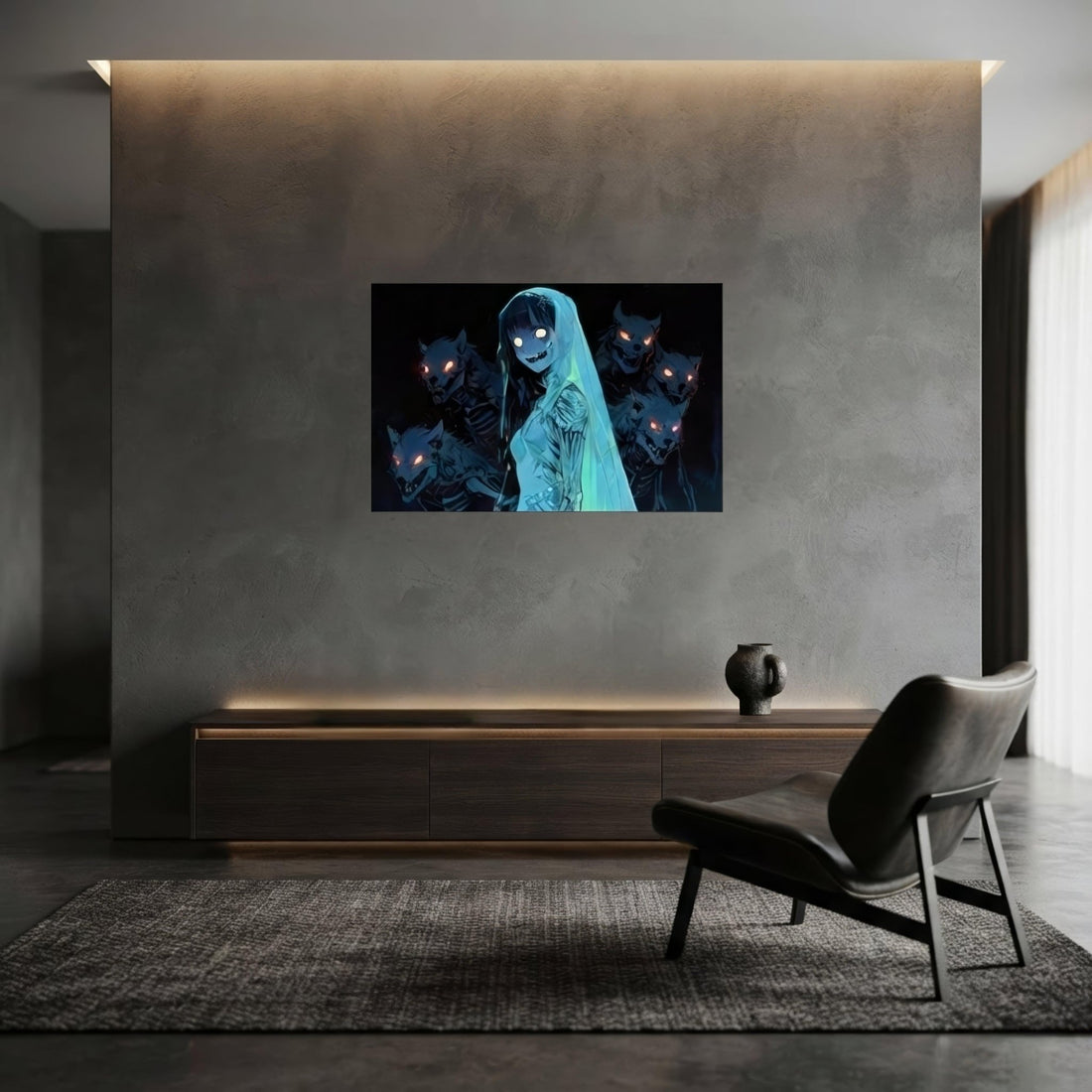 Veiled Haunting Dark Anime Poster - ["anime","bride","dark","decor","poster"] | Pale Blood Store