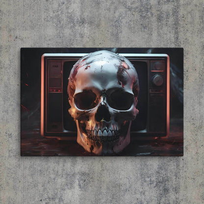 VHS Nightmare 90's Goth Style Canvas - Pale Blood Store