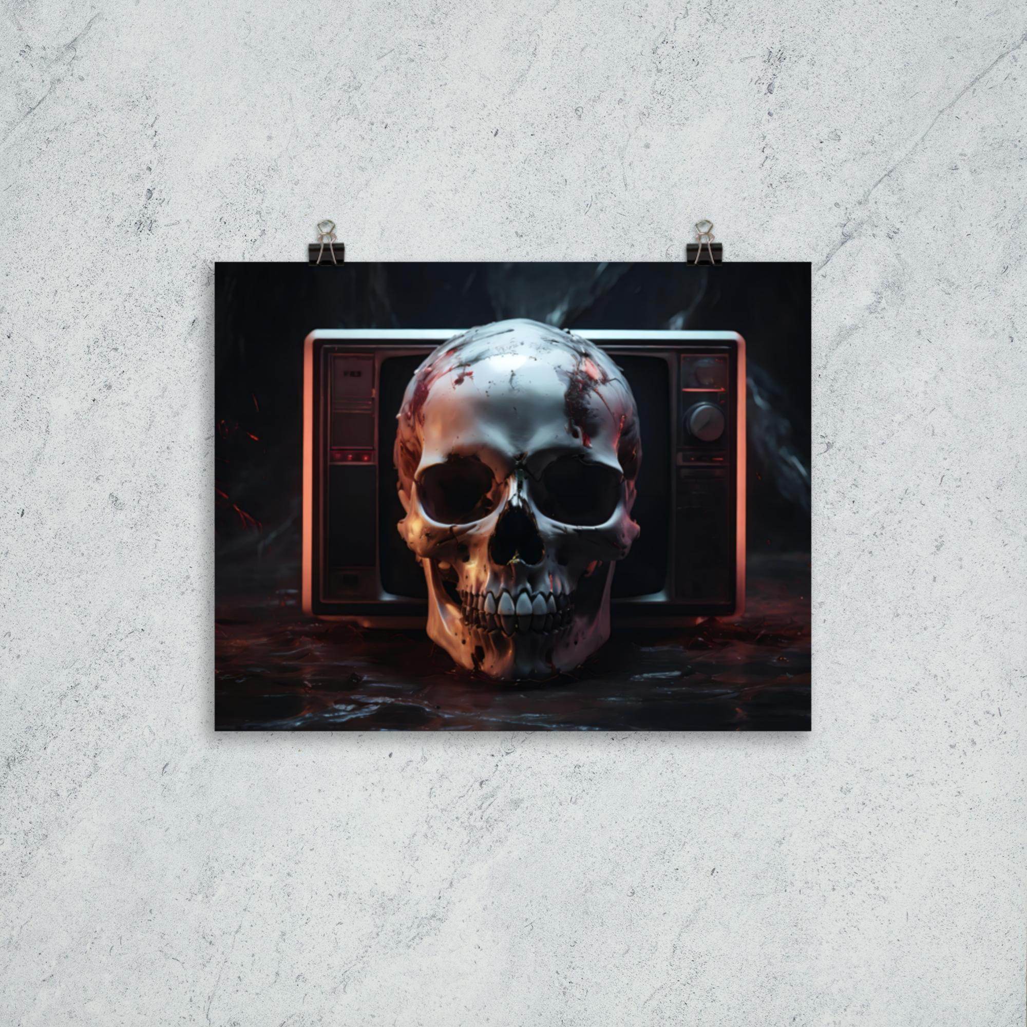 VHS Nightmare 90's Goth Style Poster - Pale Blood Store