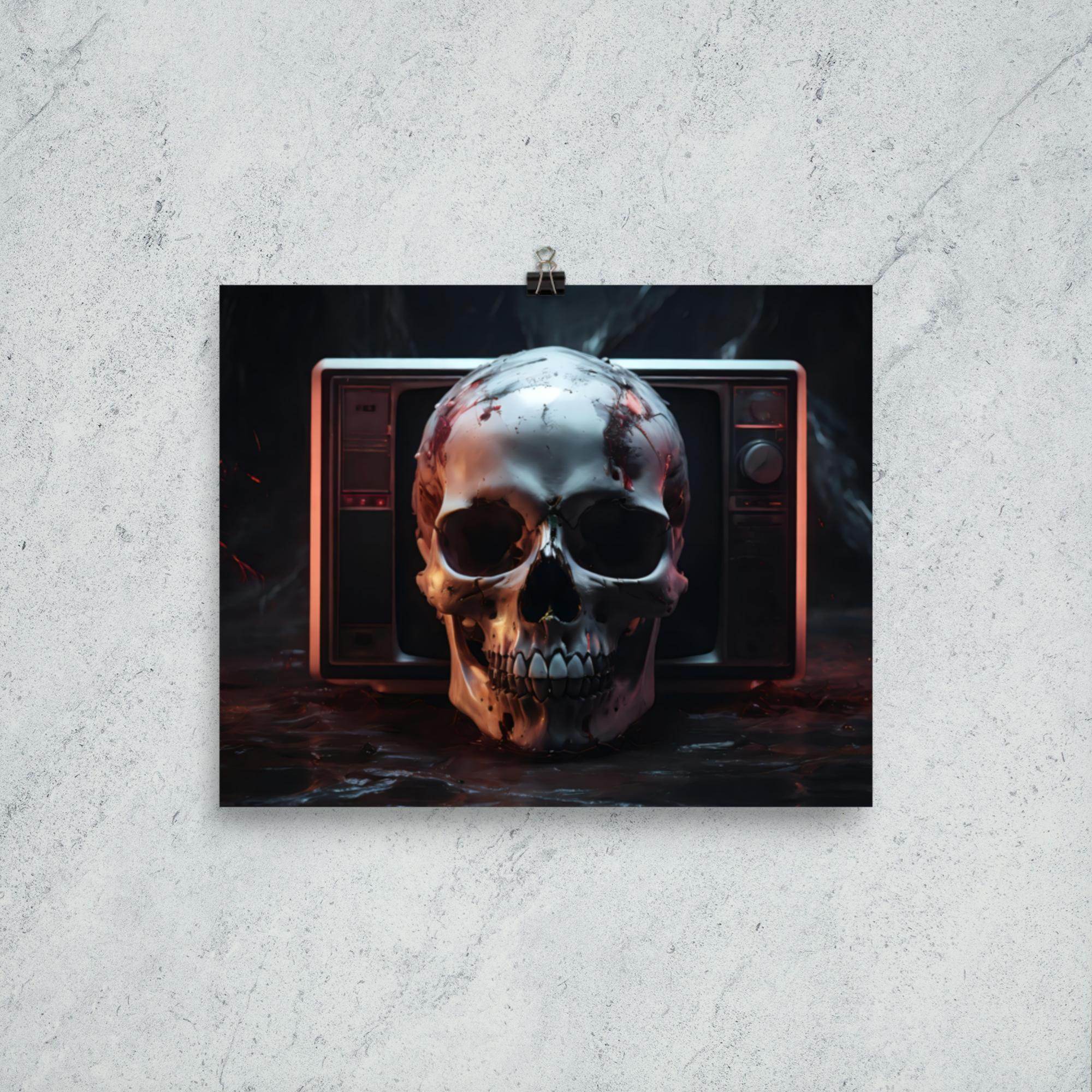 VHS Nightmare 90's Goth Style Poster - Pale Blood Store