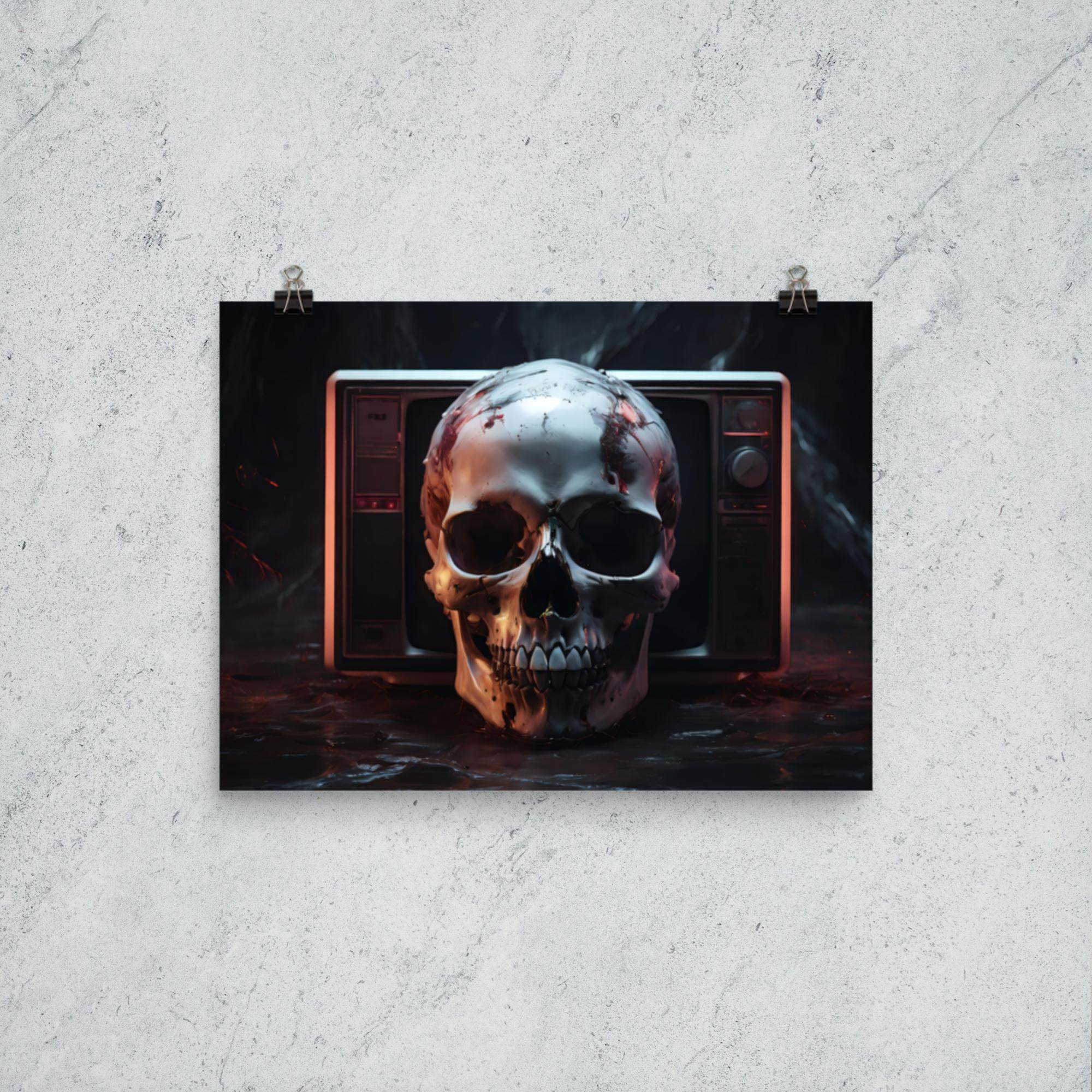 VHS Nightmare 90's Goth Style Poster - Pale Blood Store