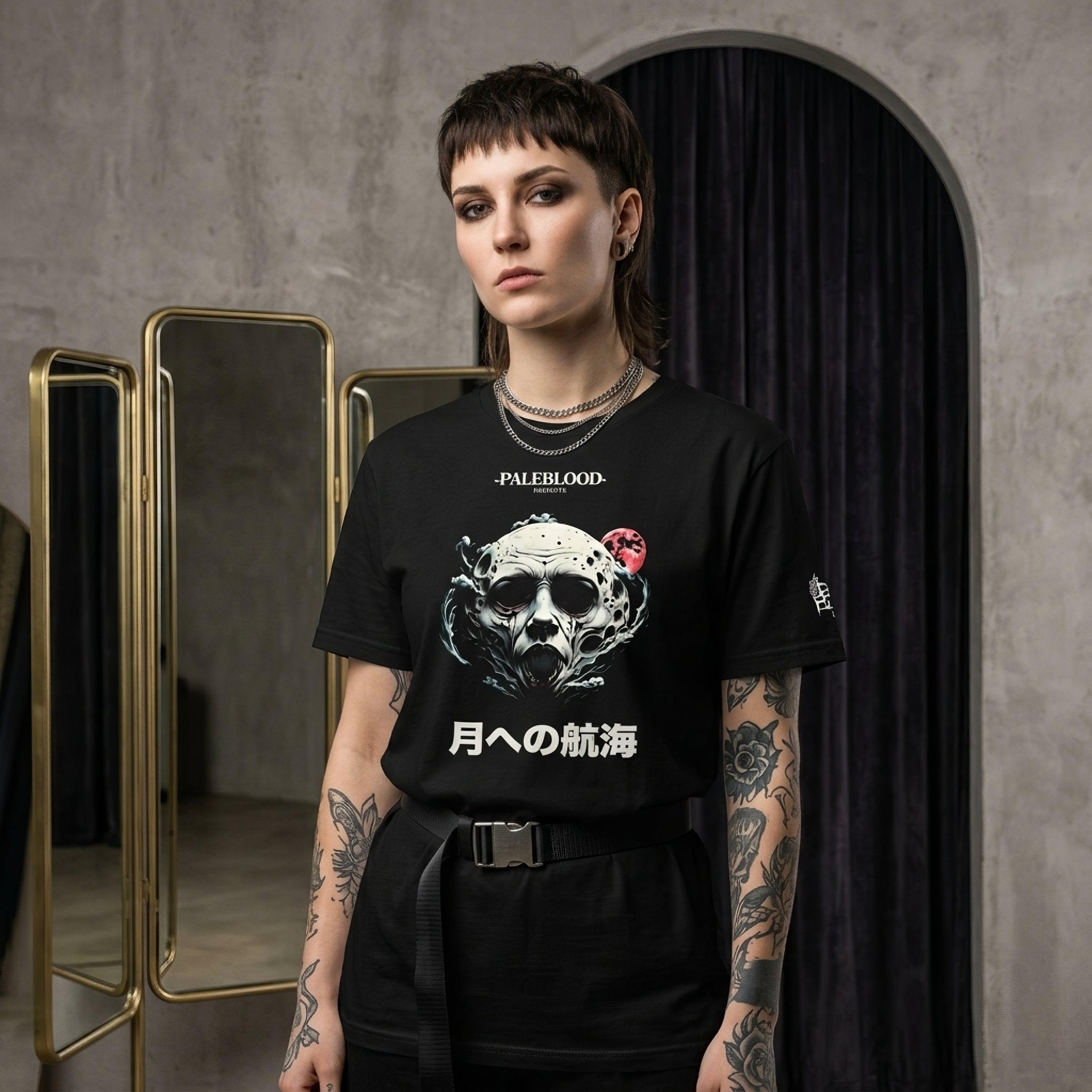 Voyage to the Moon Unisex T-Shirt - ["apparel","men","t-shirt","tee","tshirt","unisex","voyage to the moon","women"] | Pale Blood Store