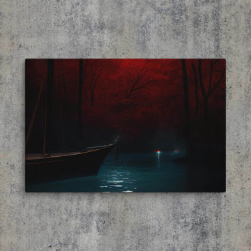 Whispers of the Final Stand Dark Aesthetic Canvas - Pale Blood Store