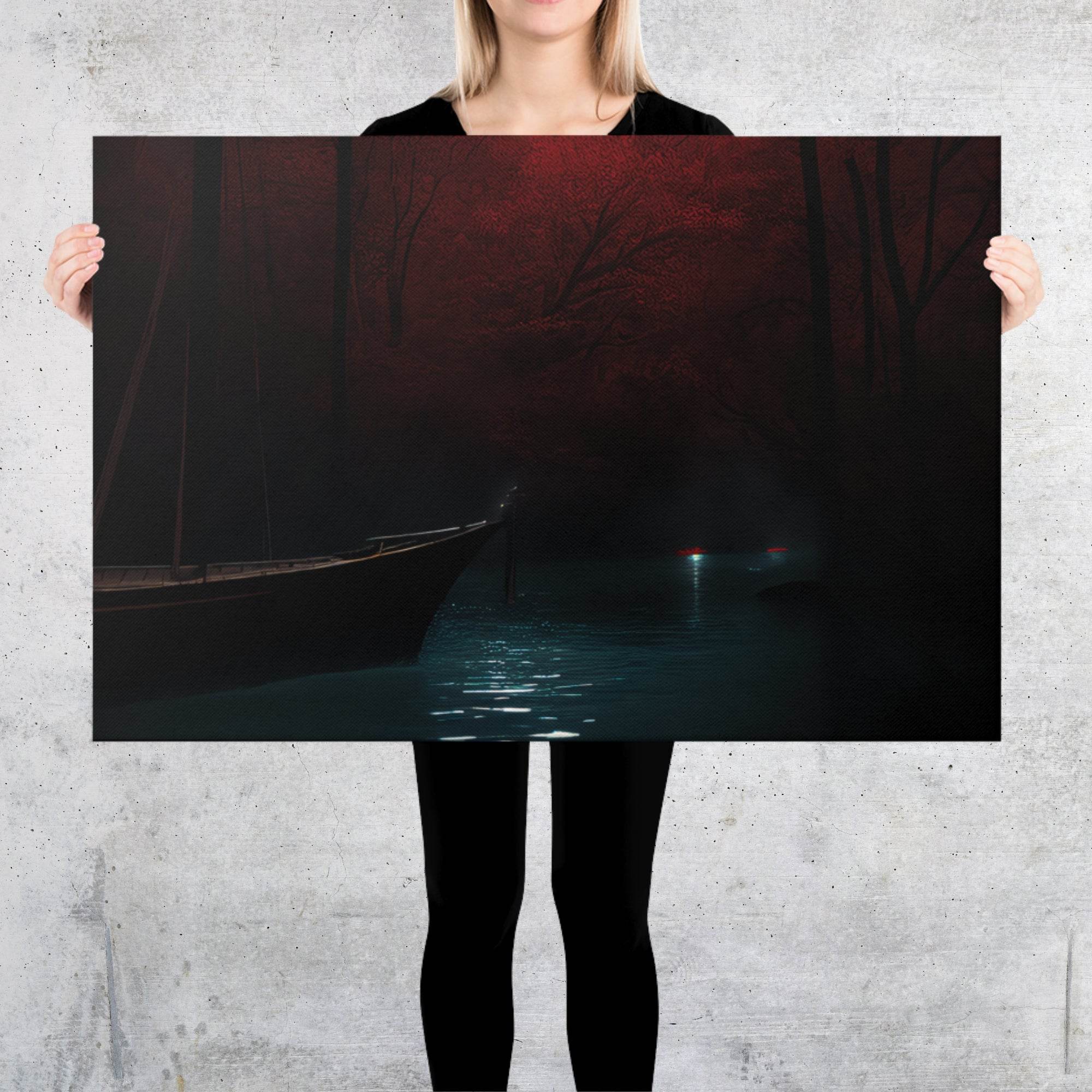 Whispers of the Final Stand Dark Aesthetic Canvas - Pale Blood Store