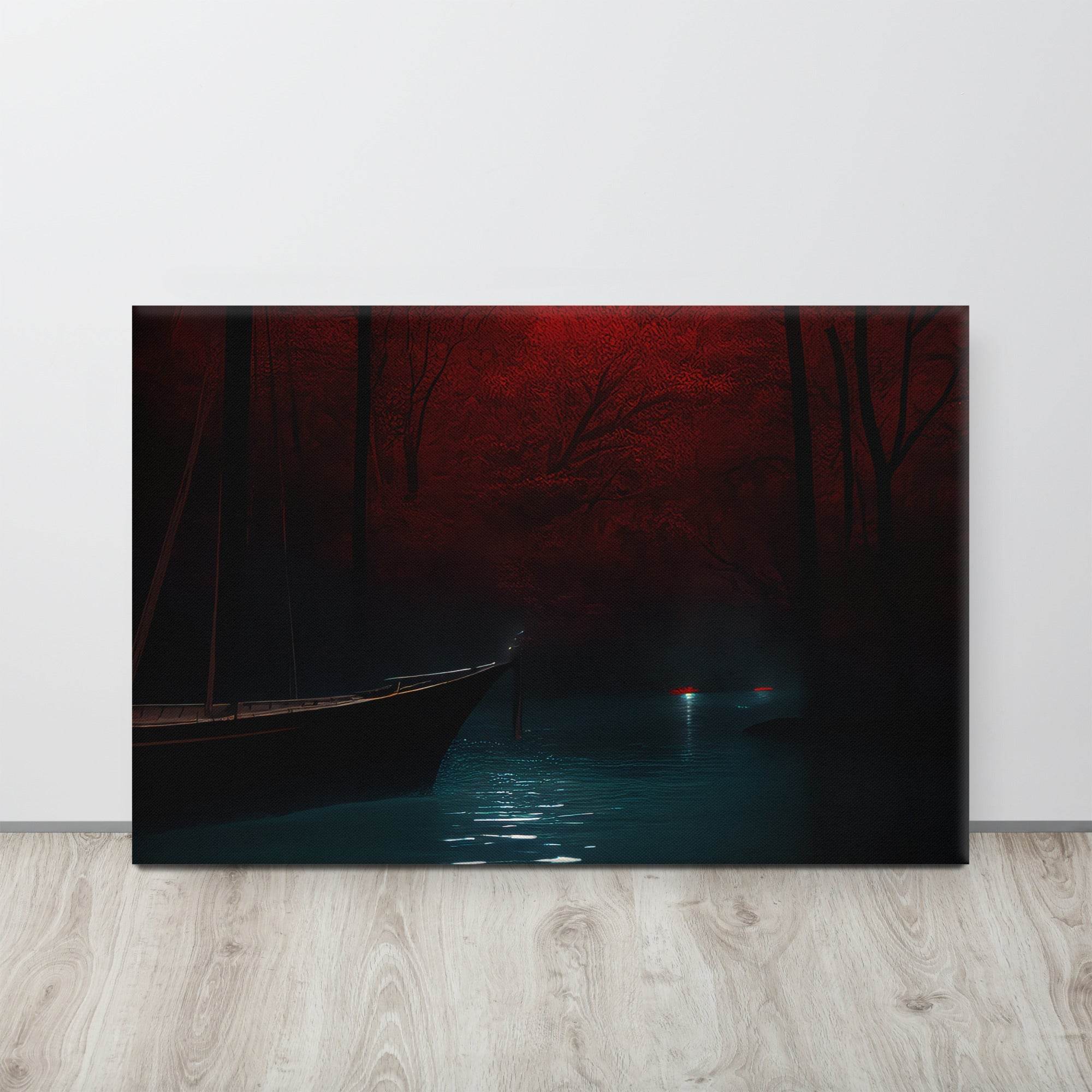 Whispers of the Final Stand Dark Aesthetic Canvas - Pale Blood Store