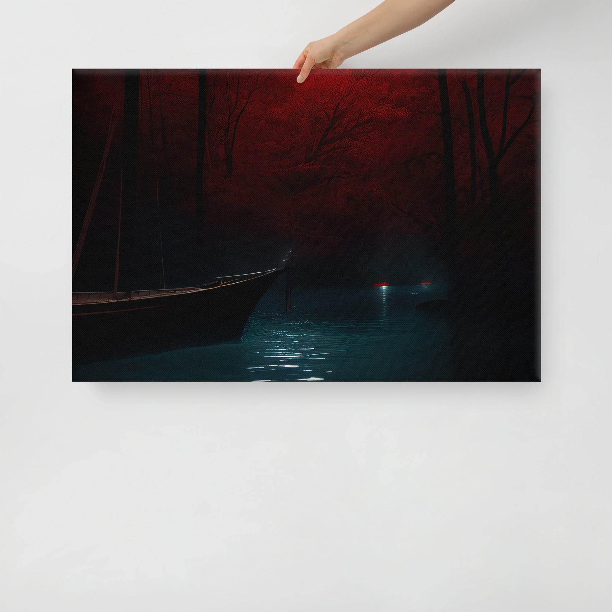 Whispers of the Final Stand Dark Aesthetic Canvas - Pale Blood Store