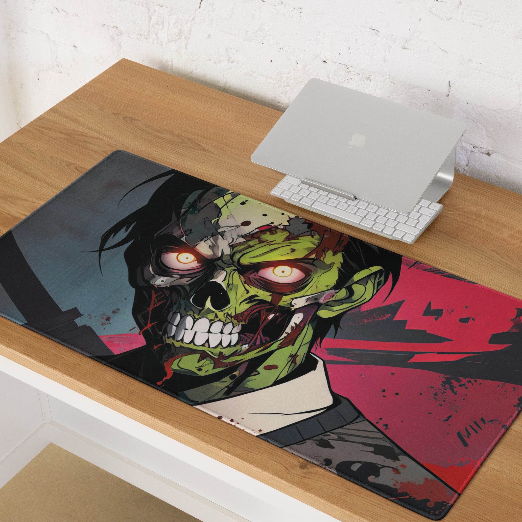 Zombie Avenger 2000 Dark Anime Gaming Mouse Pad - Pale Blood Store